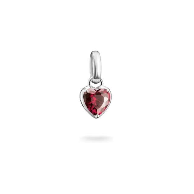 Thomas Sabo júliusi születésköves piros szív charm 