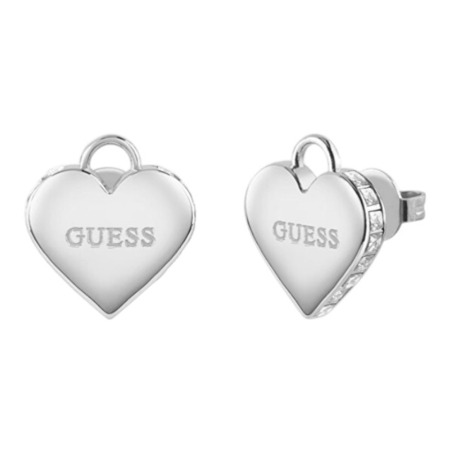 Guess Romantikus acél fülbevaló Falling In Love JUBE02231JWRHT/U