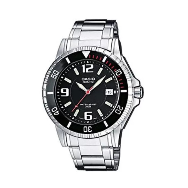 Casio Standard fekete számlapos, vízálló férfi karóra MTD-1053D-1AVES