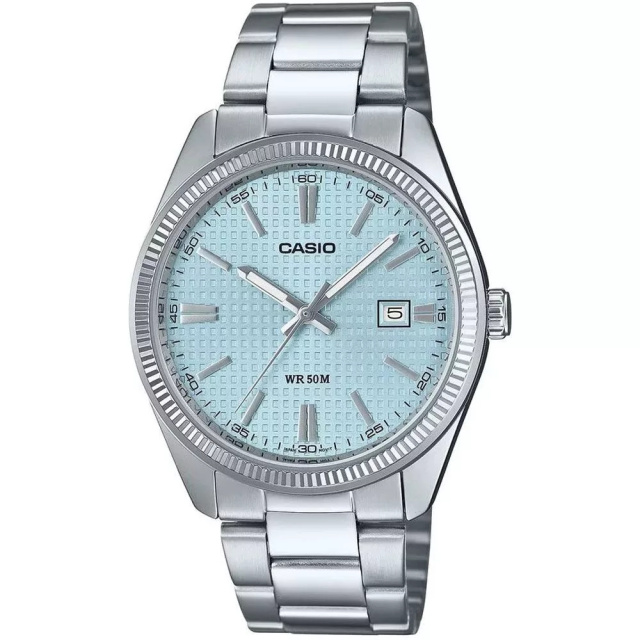 Casio Standard világoskék számlapos férfi karóra MTP-1302PE-2AVEF