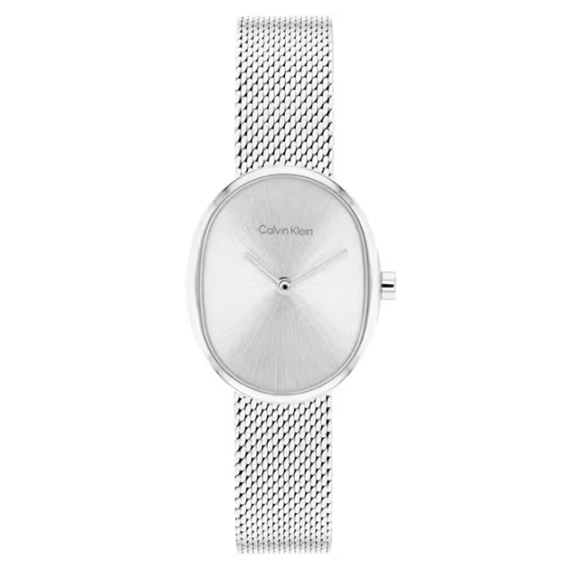 Calvin Klein Euphoria ovális alakú, ezüst színű női karóra CK25100173