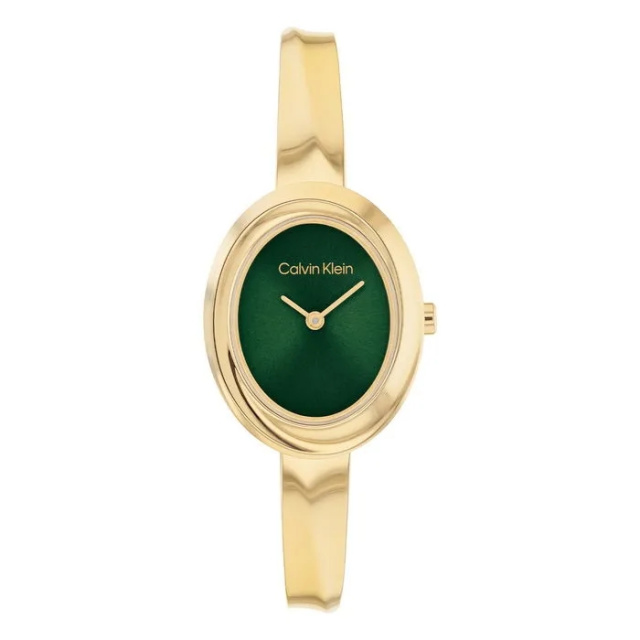 Calvin Klein TWISTED BEZEL sárga arany színű női karóra CK25100203