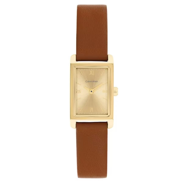 Calvin Klein CK Light barna bőrszíjas női karóra CK25100209