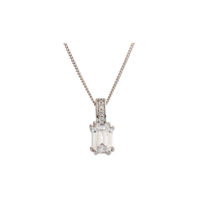Juta Gold fehér arany medál laboratóriumi gyémánttal