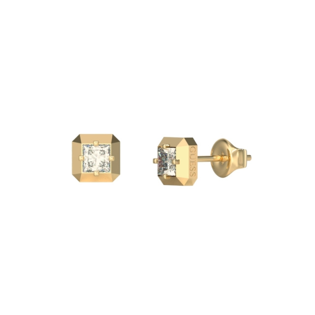 Guess Ace Of Diamonds sárga arany színű női fülbevaló JUBE06180JWYGT/U