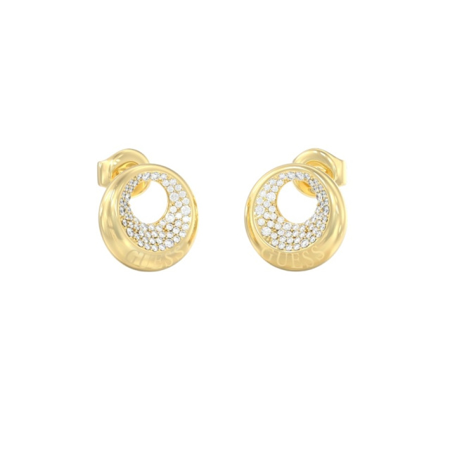 Guess Moon Drops sárga arany színű női fülbevaló JUBE06247JWYGT/U
