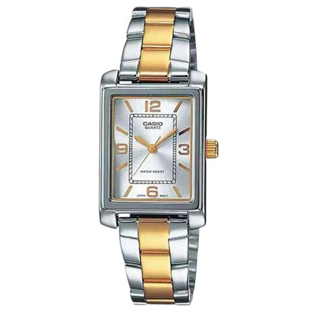 Casio Standard téglalap alakú bicolor női karóra LTP-1234PSG-7AVEG