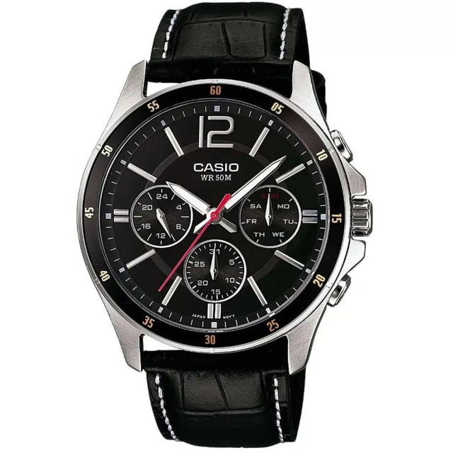 Casio Standard fekete színű férfi karóra MTP-1374PL-1AVEF