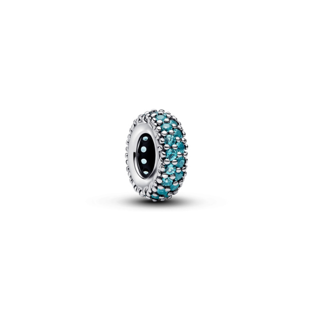 Pandora Jégkék kő spacer charm