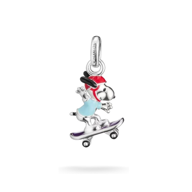 Thomas Sabo X Peanuts Snoopy gördeszkán connect medál