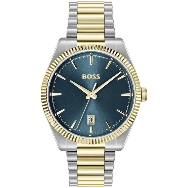 Boss Cheswick bicolor, kék számlapos férfi karóra B1514311