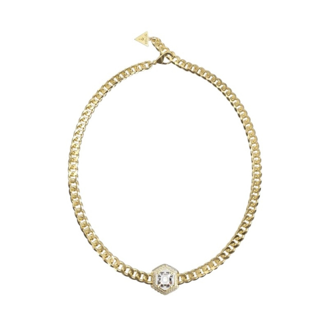 Guess Lioness Queen sárga arany színű női nyaklánc JUBN06185JWYGT/U