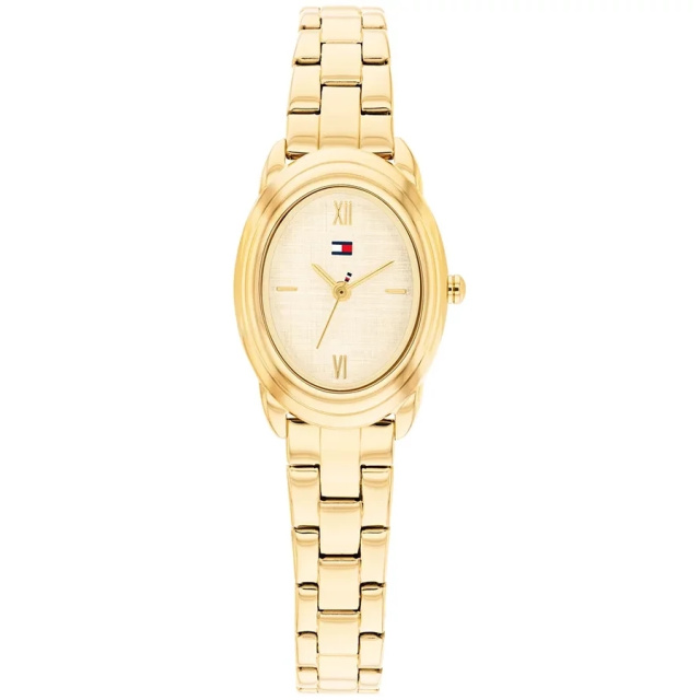 Tommy Hilfiger Demi ovális sárga arany színű női karóra TH1782875