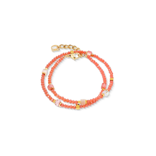 Coeur de Lion Joyful Colours Flex gold-orange karkötő 4460/30-0216