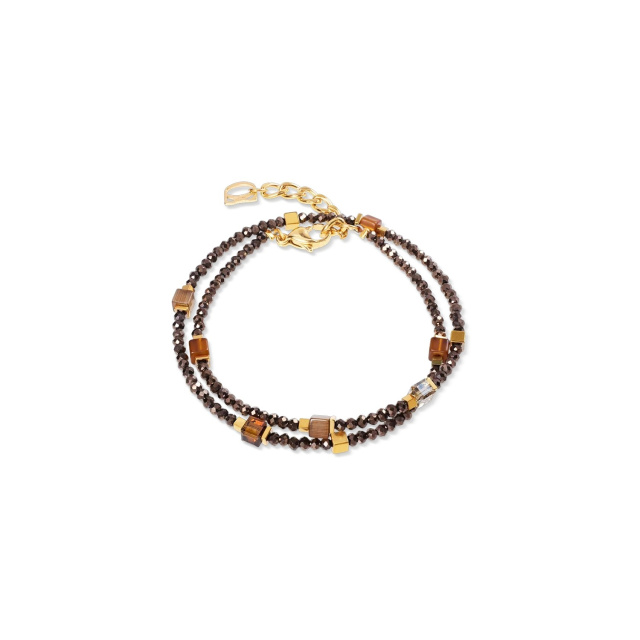 Coeur de Lion Joyful Colours Flex gold-brown karkötő 4460/30-1116