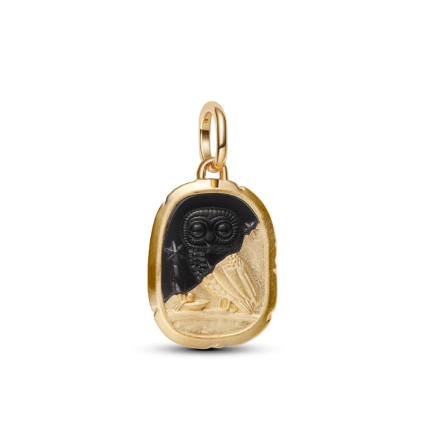 Pandora Bagoly medál charm