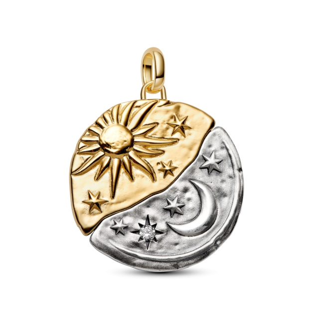 Pandora Nap és hold túlméretezett medál charm