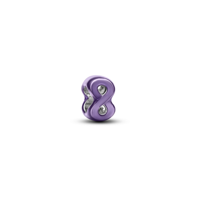 Pandora Lila végtelenjel mini charm