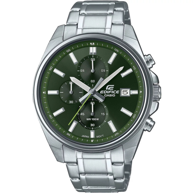 Casio Edifice zöld-ezüst színű férfi karóra EFV-610D-3CVUEF