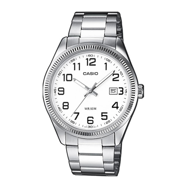 Casio Standard fehér-ezüst színű férfi karóra MTP-1302PD-7BVEF