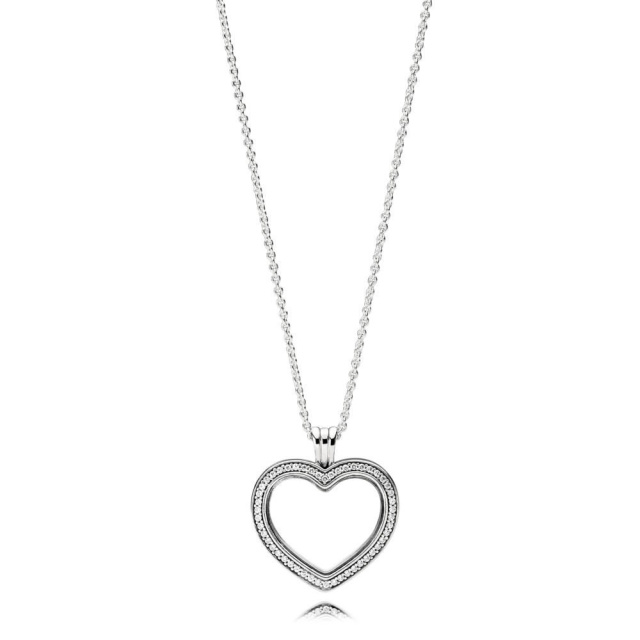 Pandora Lockets ezüst nyaklánc és medál