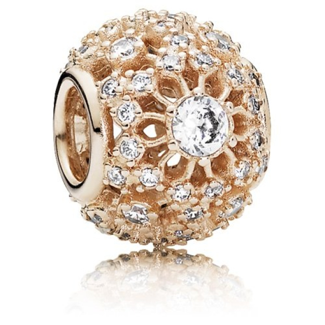 Pandora Moments rozé charm