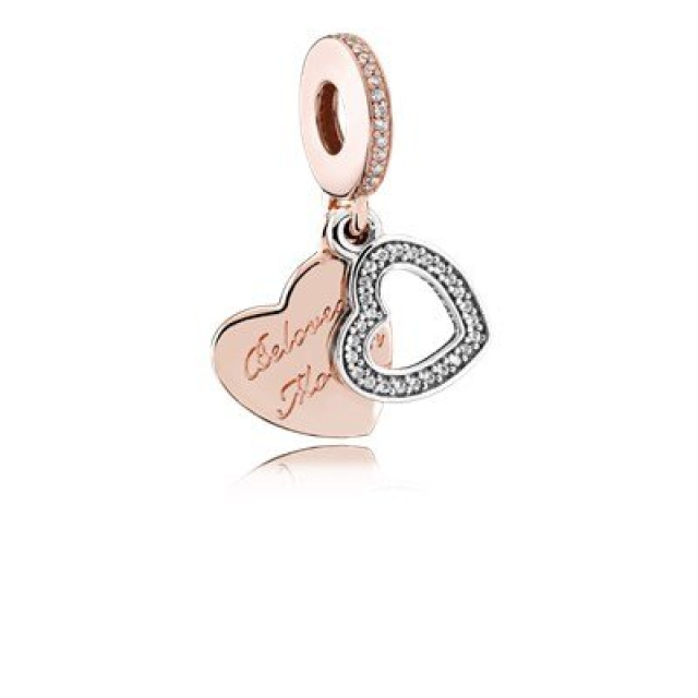 Pandora Moments rozé charm