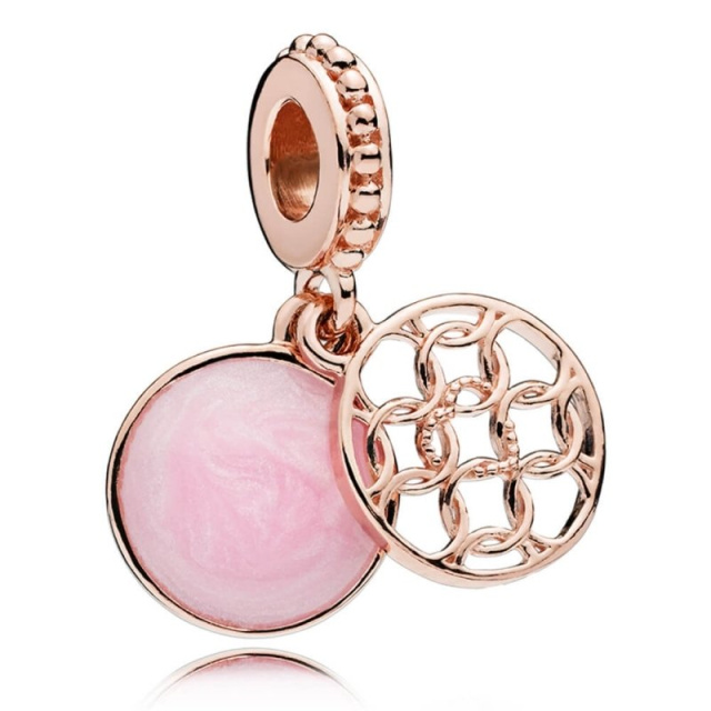 Pandora Moments rozé charm
