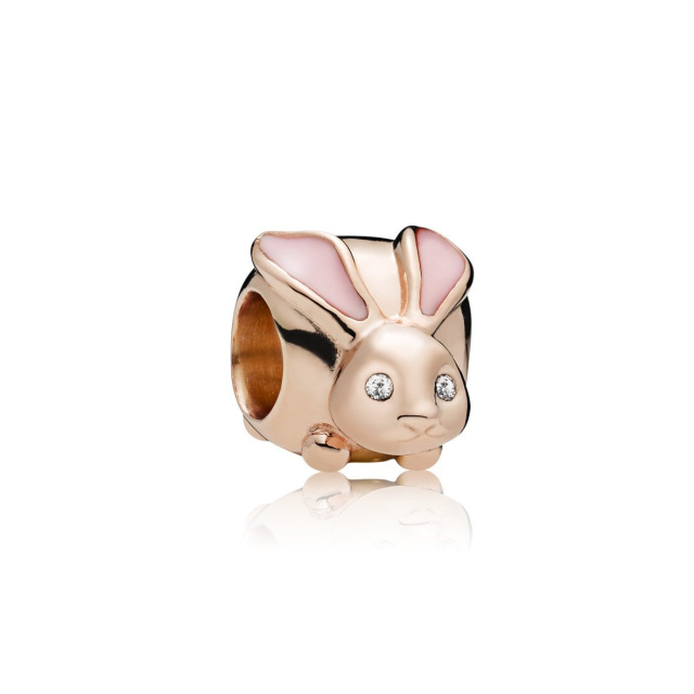 Pandora Moments rozé charm