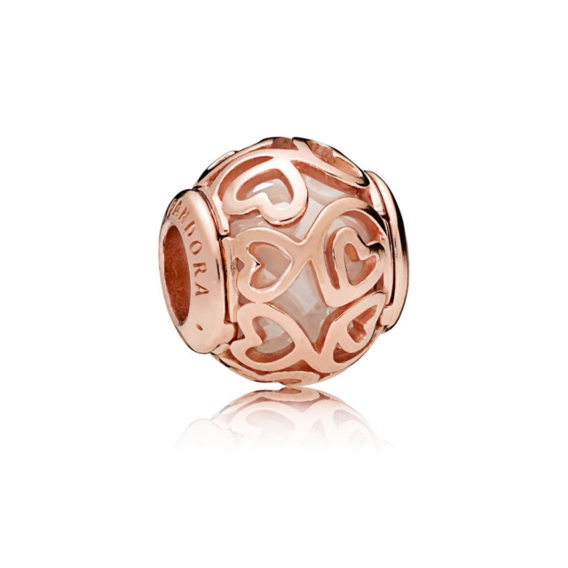 Pandora Moments rozé charm