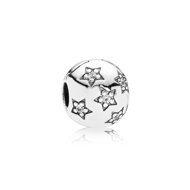 Pandora Moments ezüst klip charm