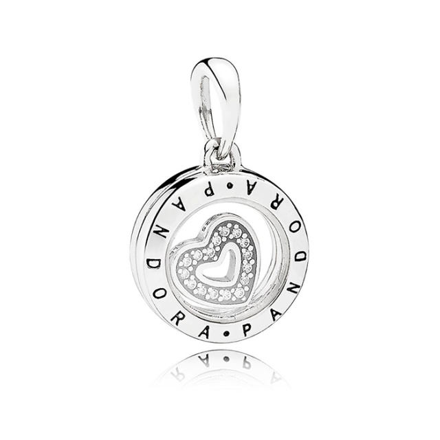 Pandora Lockets ezüst charm