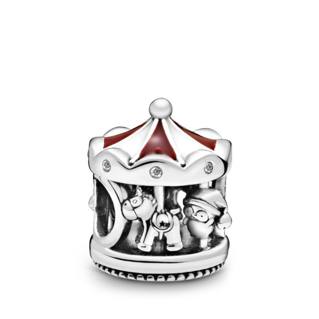 Pandora Moments Karácsonyi körhinta ezüst charm