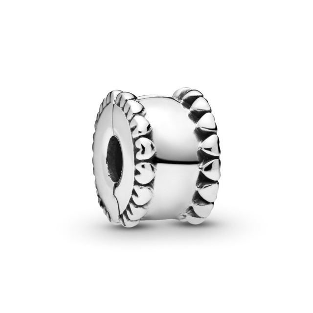 Pandora Moments Szívecskés gyöngysor ezüst klip charm