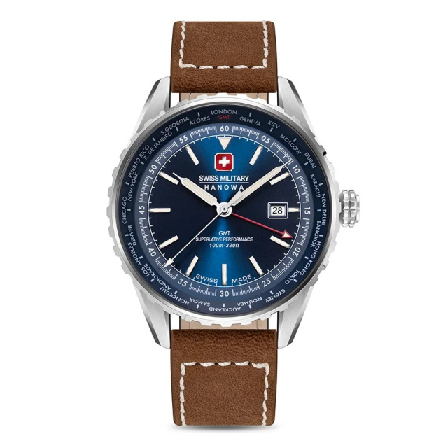 Swiss Military Hanowa Afterburn Gmt férfi karóra SMWGB0003202