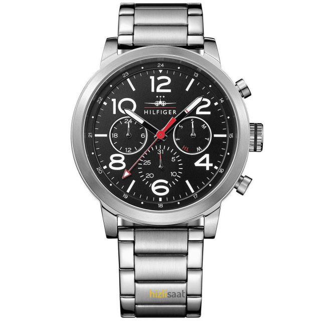 Tommy Hilfiger férfi karóra, Jake ezüst színű TH1791234