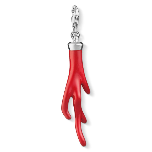 Thomas Sabo női charm, Piros korall