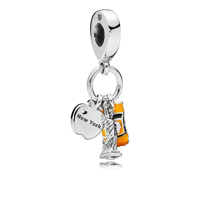 Pandora Moments New York szimbólumai ezüst charm