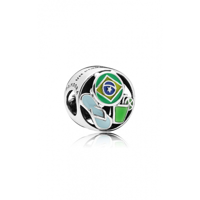 Pandora Moments Brazil ezüst charm