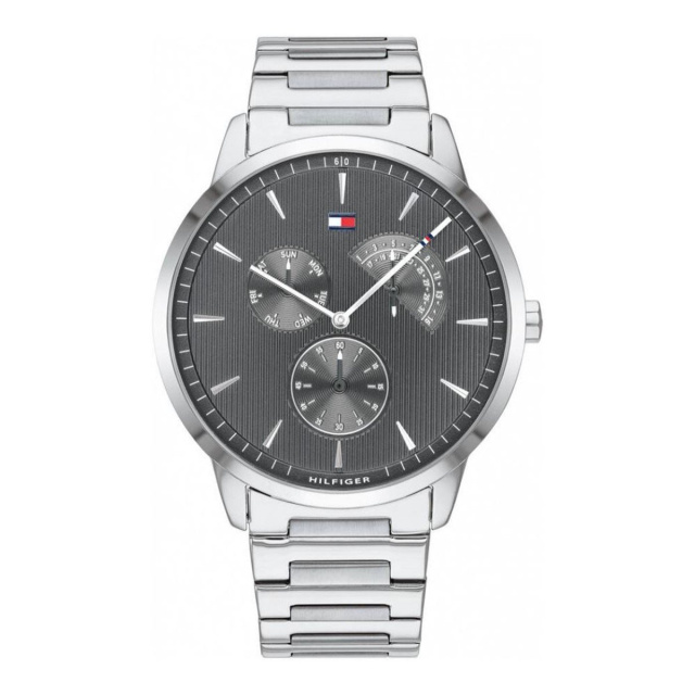 Tommy Hilfiger férfi karóra, Brad ezüst színű TH1710385