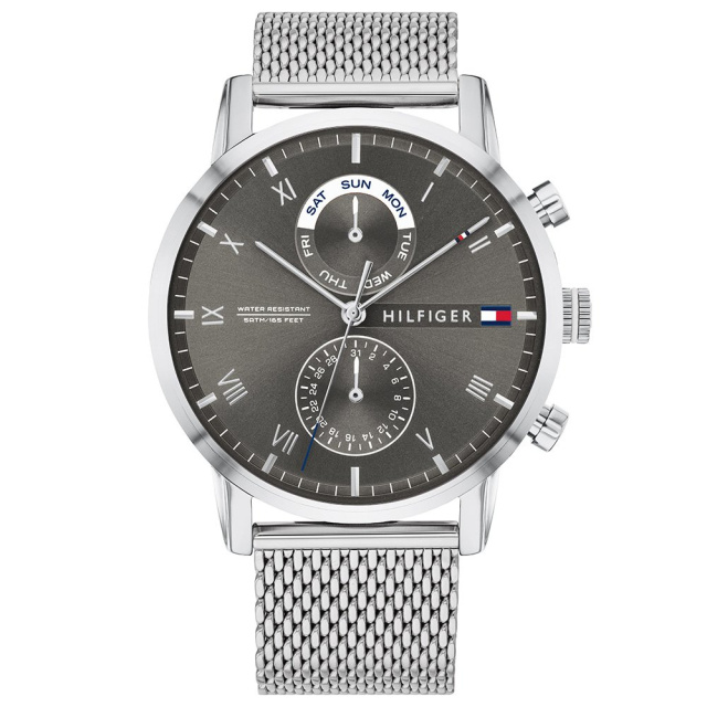 Tommy Hilfiger férfi karóra, Kane ezüst színű TH1710402