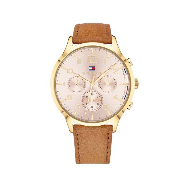 Tommy Hilfiger női karóra, Emmy barna bőrszíjas TH1781875