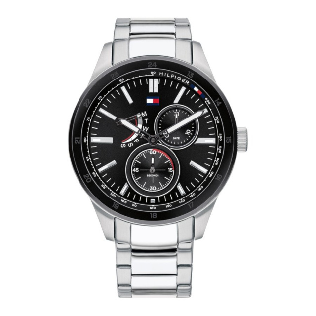 Tommy Hilfiger férfi karóra, Austin ezüst színű TH1791639