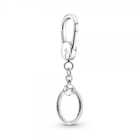 Pandora Moments Fűzhető karabíneres ezüst kulcstartó