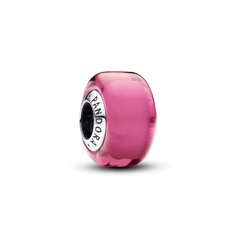 Pandora Moments Rózsaszín mini muranói üveg charm