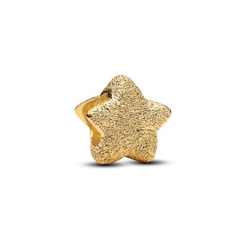 Pandora Texturált csillag mini charm