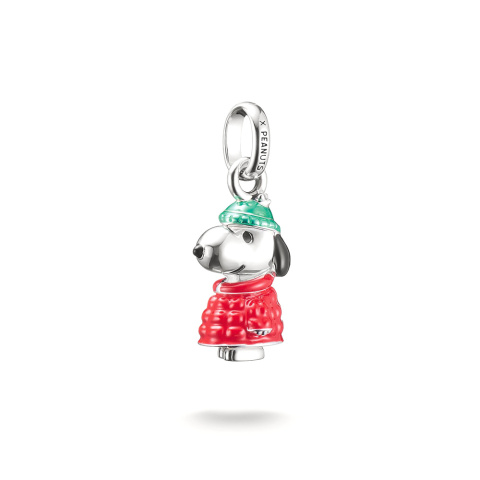 Thomas Sabo X PEANUTS Ezüst Snoopy connect medál télikabátban