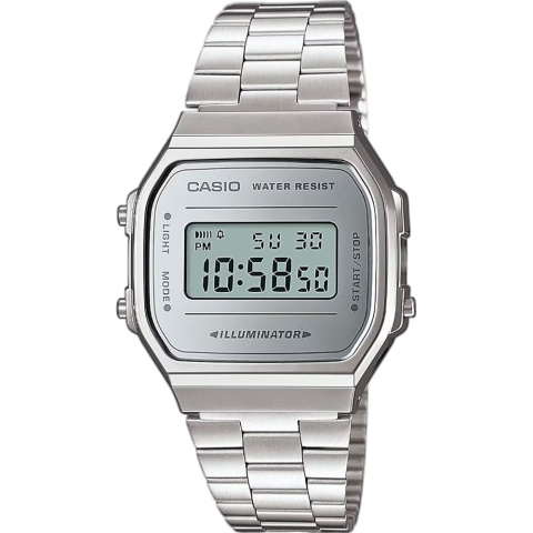 Casio Vintage ezüst színű unisex óra A168WEM-7EF