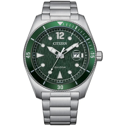 Citizen Sporty zöld számlapos férfi karóra AW1880-55X
