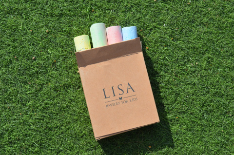 Lisa Jewelry for Kids ajándék utcai kréta szett